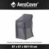 AeroCover Schutzhülle für Stapelsessel Stapelstühle 67x67xH80/110 cm Schutzhaube Sesselabdeckung Bild 2