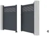 Vente-unique - BAZIO Eingangstor Metall Grau - B 4,6 cm x H 176 cm x L 300 cm Bild 5