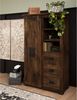 Kleiderschrank Mango 100x45x175 braun lackiert RAILWAY #414 Bild 4