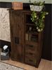 Kleiderschrank Mango 100x45x175 braun lackiert RAILWAY #414 Bild 3
