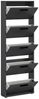 Schuhkipper Silas / Sam, Holzwerkstoff, Anthrazit, 59 x 169 x 17 cm Bild 3