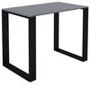 AKKE Esstisch, Esszimmertisch LOFT Schwarze Beinen Küchentisch Bürotisch 2mm-PVC Bild 4
