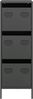 vidaXL Highboard Schwarz 39x35x103,5 cm Stahl 851400 Bild 5