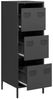 vidaXL Highboard Schwarz 39x35x103,5 cm Stahl 851400 Bild 4