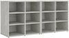 vidaXL Schuhregale 2 Stk. Betongrau 52,5x30x50 cm 808693 Bild 2