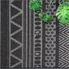 TeppichHome24 Outdoorteppich In- & Outdoorteppich in modernem Boho-Design in Anthrazit Creme, Rechteckig Bild 3