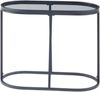 Beistelltisch Luleå mit Glasplatte Schwarz [en. casa] Bild 5