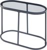 Beistelltisch Luleå mit Glasplatte Schwarz [en. casa] Bild 3