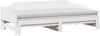 vidaXL Tagesbett Ausziehbar Weiß 90x200 cm Massivholz Kiefer 850906 Bild 3