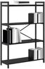 Bücherregal | Standregal Schwarz Eichen-Optik 80 x 30 x 120 cm Holzwerkstoff Bild 3