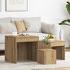 Couchtische, Sofatische 3 Stk. Artisan-Eiche Holzwerkstoff Bild 2