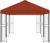 vidaXL Pavillon mit Seitenwänden 6 x 3 m Terrakotta 3375985 Bild 4
