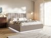 Selsey 'Togents' Polsterbett 160x200 mit Chenillebezug und LED, Braun Bild 3