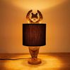 BRUBAKER Nachttischlampe Tischleuchte Nilpferd Ballerina, ohne Leuchtmittel, Motiv Lampe mit Keramikfuß, Höhe 43 cm Bild 3
