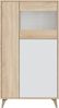 Wohnzimmer-Set >KIKUA PLUS< (4-Teilig) in Canadian Eiche/Artik Weiß - 135x50x40 (BxHxT) Bild 3