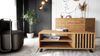 Newroom Couchtisch Barea, Wandpaneel Wildeiche Anthrazit Wohnzimmertisch Modern Sofatisch Bild 4