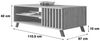 Newroom Couchtisch Barea, Wandpaneel Wildeiche Anthrazit Wohnzimmertisch Modern Sofatisch Bild 3