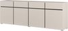 OTTO home Sideboard Cross,Breite 225 cm, moderne grifflose Kommode,4 Türen/4 Schubkästen, Schubladenschrank mit viel Stauraum, Einlegeböden verstellbar Bild 2