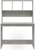 vidaXL Schreibtisch mit Regal Betongrau 102x45x148 cm Holzwerkstoff 823004 Bild 5