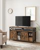 Vasagle TV-Schrank Lowboard mit verstellbaren Ablagen, Metallgestell, 40 x 147 x 76 cm, Vintagebraun-Schwarz Bild 2