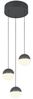 LED Pendelleuchte SENTA Cluster 3-flammig höhenverstellbar Ø 25cm Bild 2