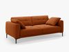 Micadoni Sofa Bemy 3-Sitzer Samt Terrakotta Bild 2