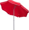 TrendLine Sonnenschirm rot Ø 180 cm UV-Schutz: 60+ Sonnenschutz Strandschirm Bild 3