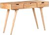 vidaXL Schminktisch, Akazie Massivholz mit Spiegel, 112 x 45 x 76 cm Bild 2