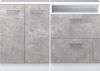 Küchenschrank für Dachschrägen R-Line Beton 120 cm 2er Set Vicco Bild 4