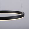 Leuchten Direkt 15393-13 RITUS LED Pendelleuchte Anthrazit rund 40cm dimmbar Bild 4