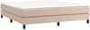 vidaXL Boxspringbett Matratze Cappuccino-Braun 160x200 cm Kunstleder 3144272 Bild 3