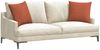 vidaXL Sofakissen 2 Stück Rot-Orange 50 x 50 cm Cordstoff 42013996 Bild 3