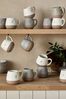 Next Becher Becher mit reaktiver Glasur, Alphabet, 1-tlg, Steingut Bild 4