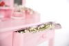 roba Schmink- & Frisiertisch - Schminkspiegel & Hocker - Rosa Bild 5