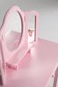 roba Schmink- & Frisiertisch - Schminkspiegel & Hocker - Rosa Bild 4