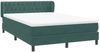 vidaXL Boxspringbett mit Matratze Dunkelgrün 160x220 cm Samt 3317826 Bild 4