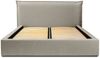 Polsterbett Doppelbett Bett AMADA 160x200cm in Stoff Ditra Graubeige Bild 2