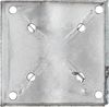 vidaXL Erdspieße 6 Stk. Silbern 14×14×91 cm Verzinkter Stahl 145428 Bild 5