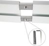 Vorhangschiene "weiß" aus Aluminium, alle Längen bis 480cm möglich, Flache Gardinenschiene ( 7mm ), "1- / 2-/ 3- /4-läufig" inkl. Vorhanggleiter Bild 3