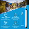 Hydro Flask - Water Bottle 621 ml (21 oz) - Vacuum Insulated Stainless Steel Water Bottle with Leak Proof Flex Cap and Powder Coat - Standard Mouth - Indigo Bild 2