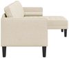 vidaXL Sofa Set mit Kissen Leinen Polyester 42001924 Bild 5