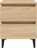 vidaXL Nachttisch Sonoma-Eiche 40x35x50 cm Holzwerkstoff 805875 Bild 3