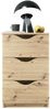 Nachtkommode >Luki< in Artisan Eiche Nachbildung - 40x64x42cm (BxHxT) Bild 4