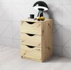 Nachtkommode >Luki< in Artisan Eiche Nachbildung - 40x64x42cm (BxHxT) Bild 1