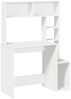vidaXL Schreibtisch mit Regal Weiß 100x45x140 cm Holzwerkstoff 860436 Bild 2