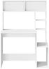 vidaXL Schreibtisch mit Regal Weiß 100x45x140 cm Holzwerkstoff 860436 Bild 4
