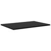 vidaXL Regalbrett 4 pcs Schwarz 60 x 40 x 1,5 cm Holzwerkstoff 875056 Bild 5