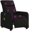 vidaXL Massagesessel Elektrisch Schwarz Stoff 3206692 Bild 3
