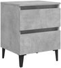 vidaXL Nachttisch Betongrau 40x35x50 cm Holzwerkstoff 805877 Bild 2