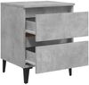 vidaXL Nachttisch Betongrau 40x35x50 cm Holzwerkstoff 805877 Bild 5